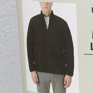 Voyager Men's Polar‎ Fleece Lined Puffer Jacket - Black